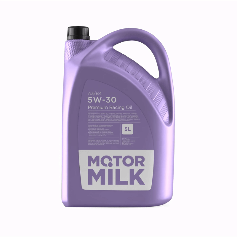 Motor Milk™ 5W30 performance engine oil.