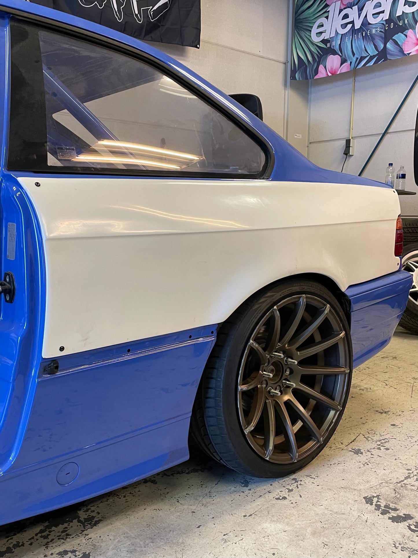 E36 Coupe rear overfenders