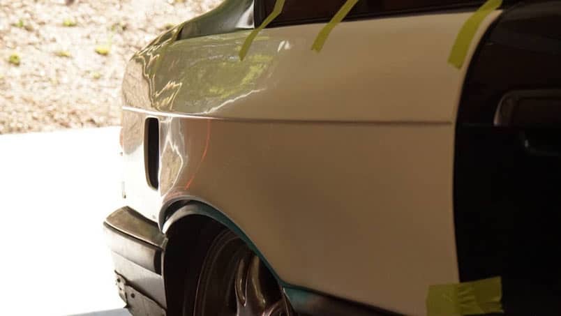 E36 Coupe rear overfenders